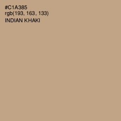 #C1A385 - Indian Khaki Color Image